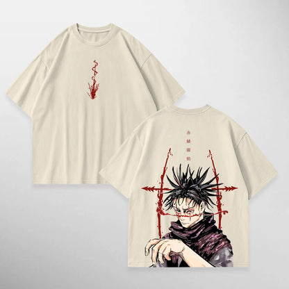 Gazzabini Tees Choso Cursed Blood beige