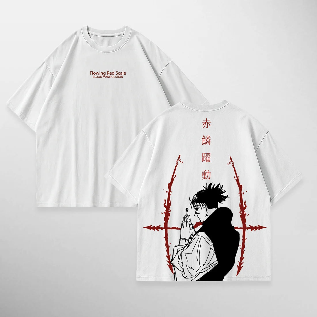 Gazzabini Tees Choso Flowing Red Scale blanca