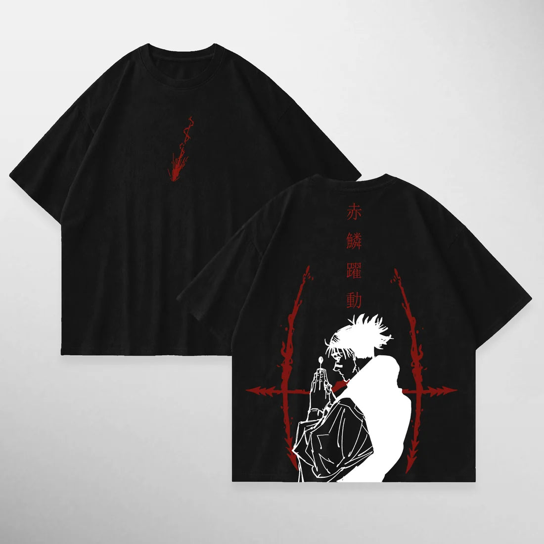 Gazzabini Tees Choso Flowing Red Scale negra