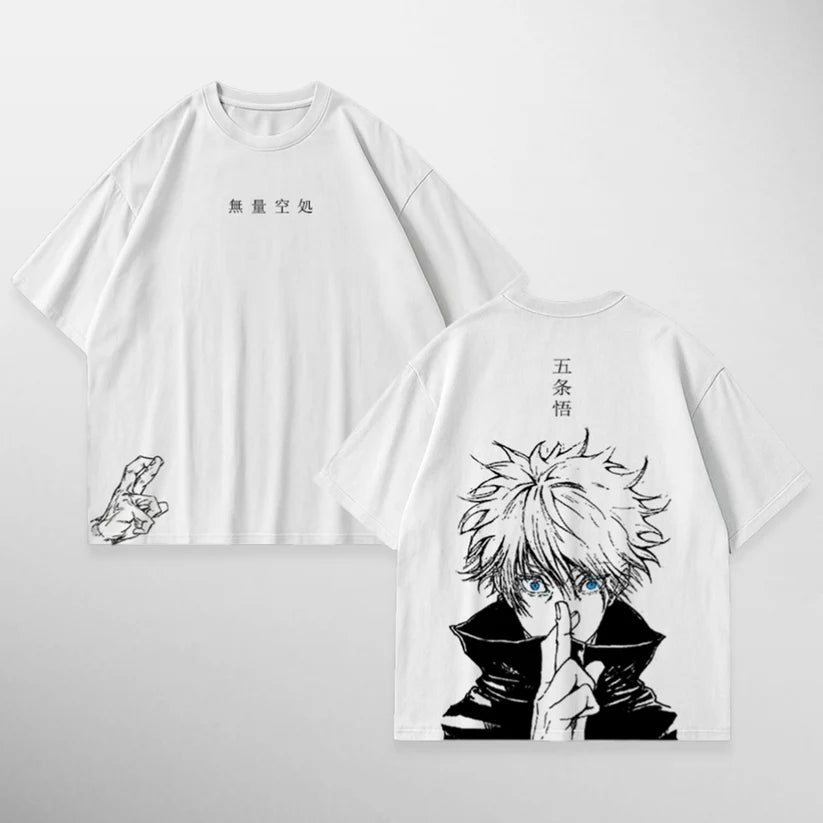 Gazzabini Tees Gojo Unlimited Void blanca