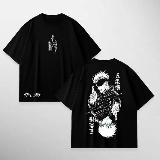 Gazzabini Tees Gojo Reverse negra