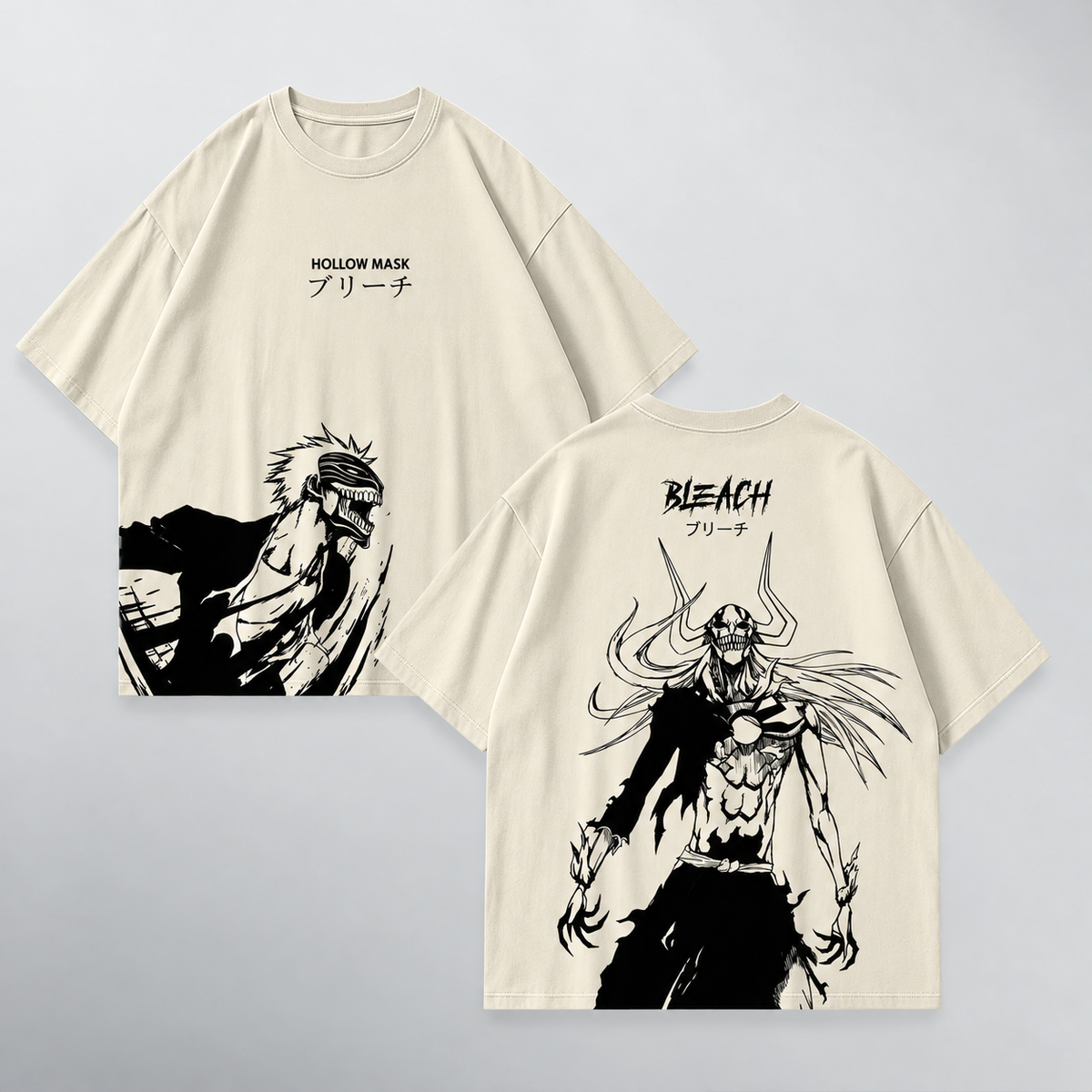 Ichigo Hollow Mask · Beige · Monocromo