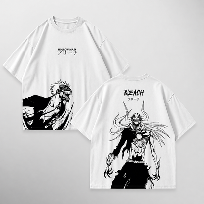 Ichigo Hollow Mask · Blanco · Monocromo