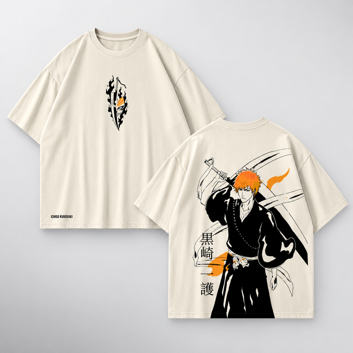 Gazzabini Tees · Bleach · Ichigo Kurosaki · Beige