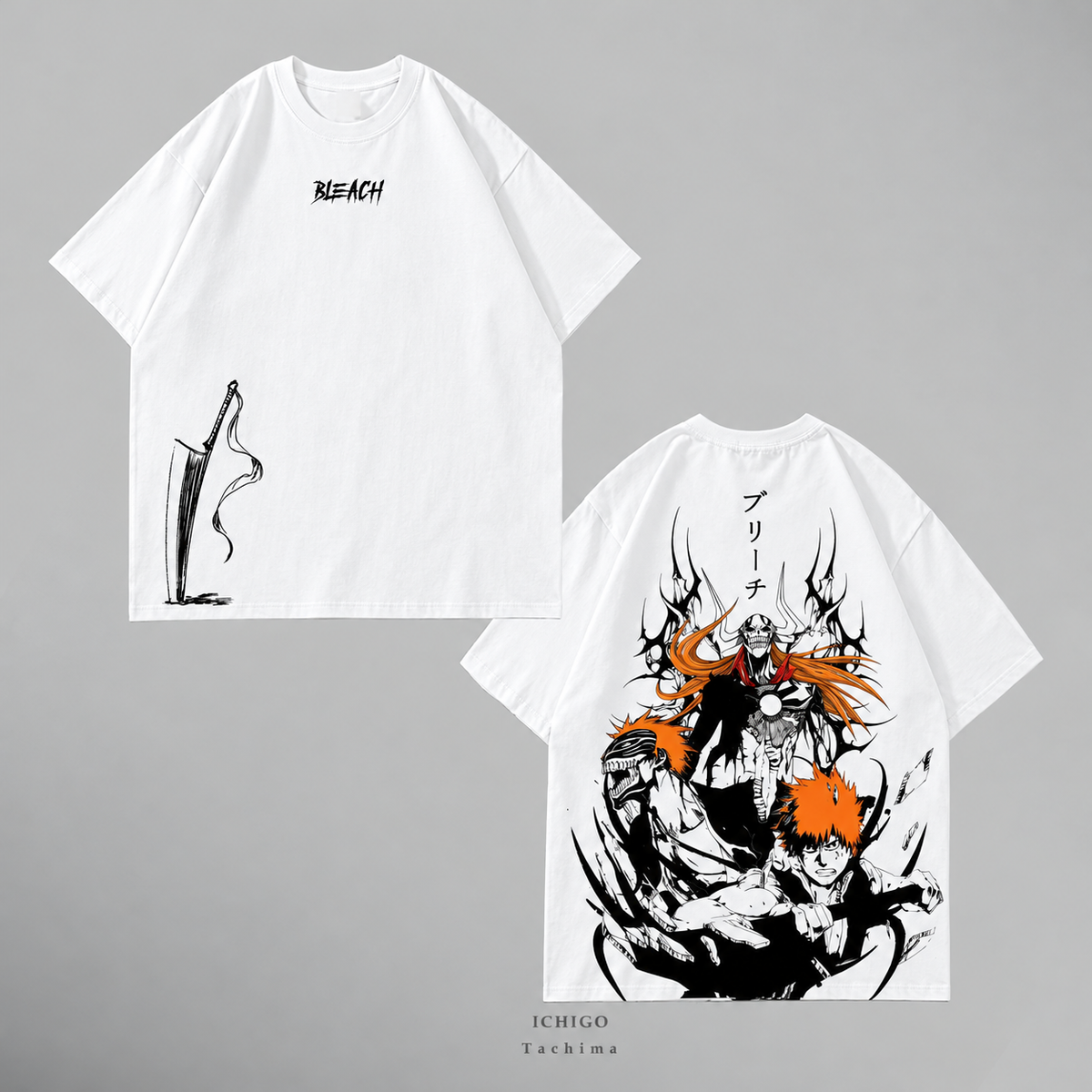 Vasto Lorde II · Logo Bleach · Blanco