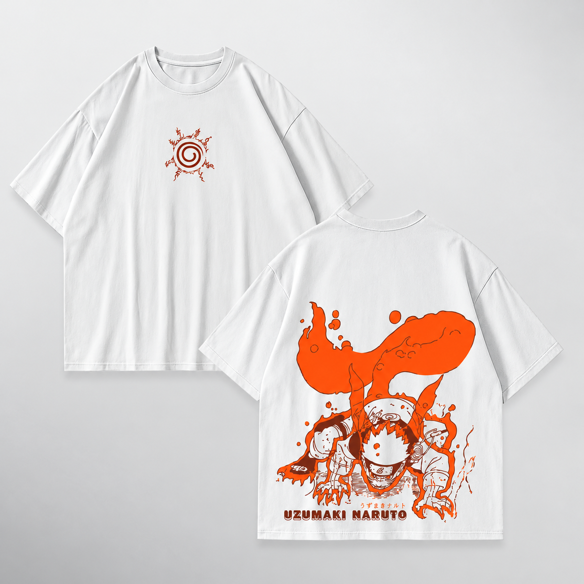 Naruto Uzumaki Orange · Blanco