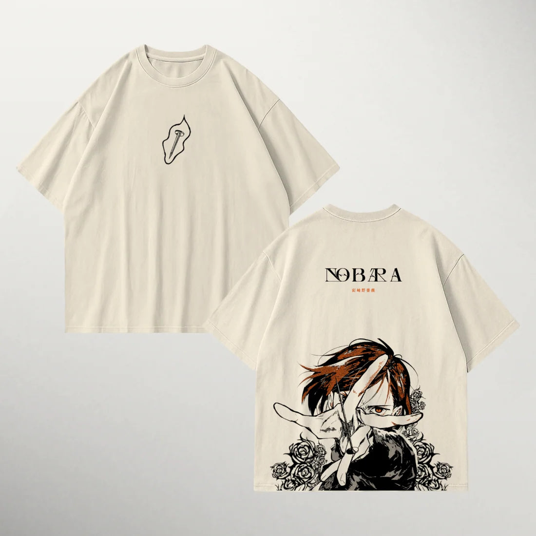 Gazzabini Tees Nobara Cursed Bloom beige