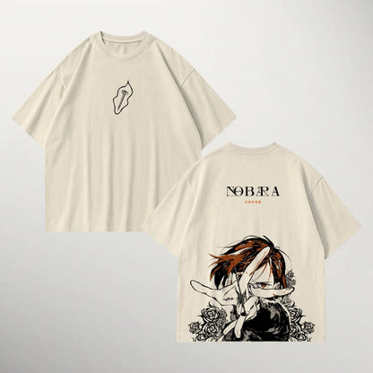 Gazzabini Tees Nobara Cursed Bloom beige
