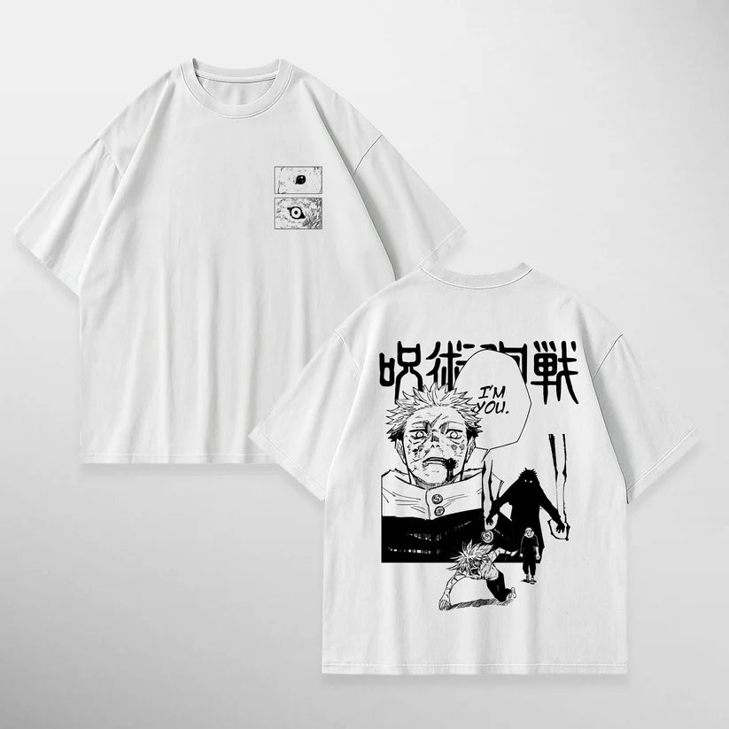 Gazzabini Tees Yuji Itadori I'm You blanca